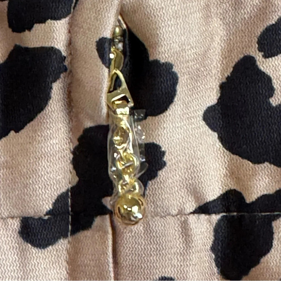 Kate Spade Bette Leopard Print Classic Dress Dress Sleeveless Like New Silk Sz 8 - Picture 8 of 8